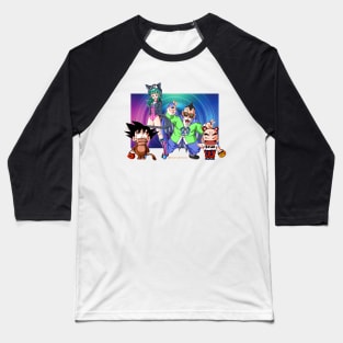 Dragon Ball Halloween (Kid Goku, Krillin, Bluma, Roshi) ドラゴンボール Baseball T-Shirt